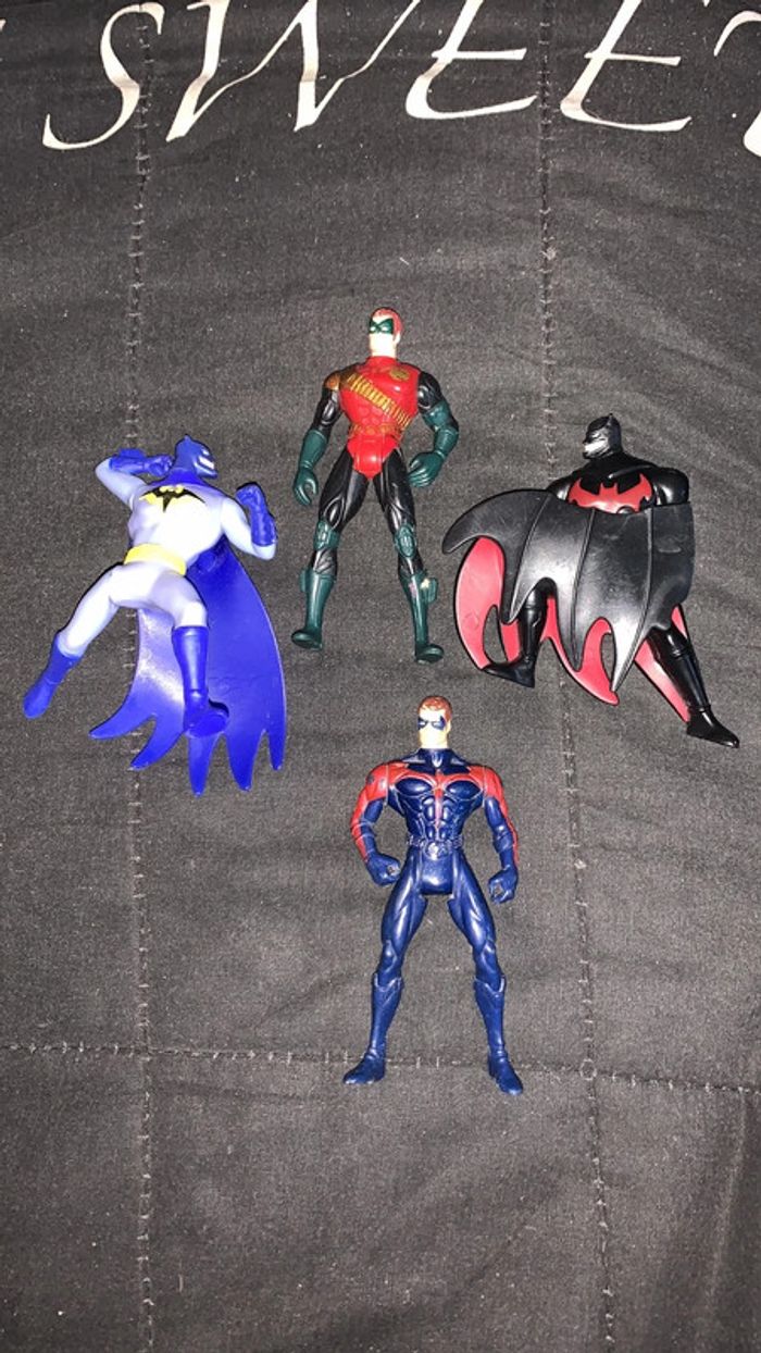 Lot figurines Batman et Robin