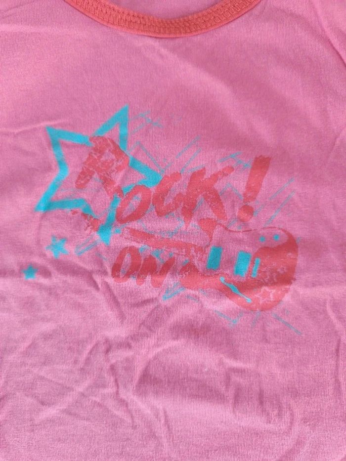 T-shirt fille 4/5 ans Rock n' Roll - photo numéro 4