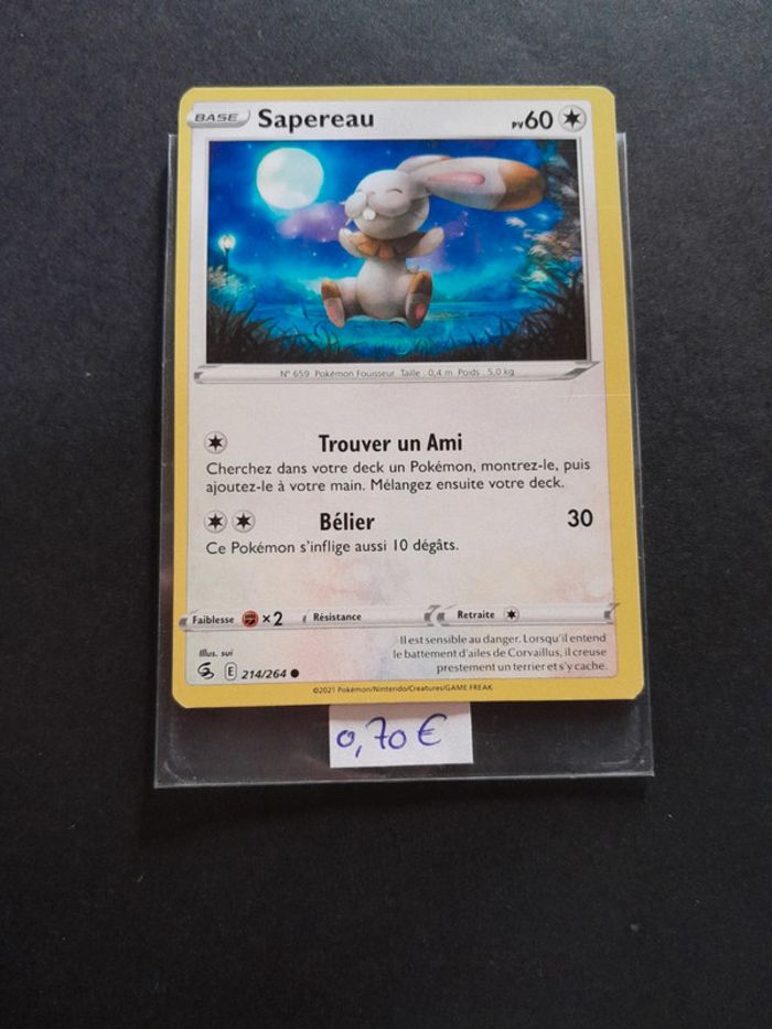 Carte Pokémon Sapereau 214/264