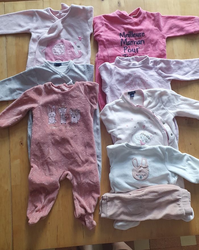 Lot pyjamas 2 mois
