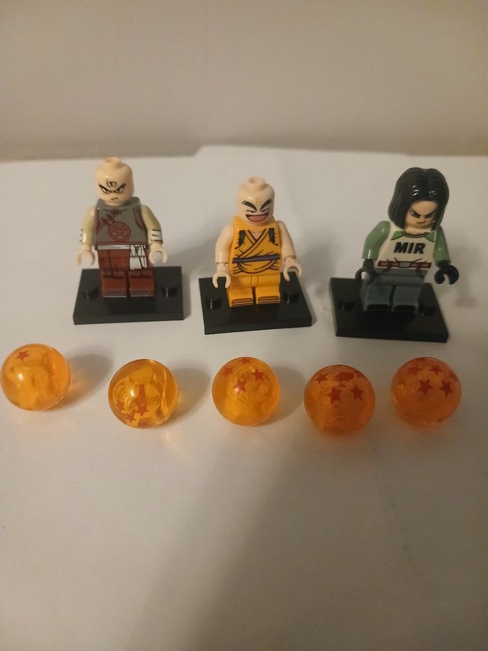 Figurines type lego dragon ball