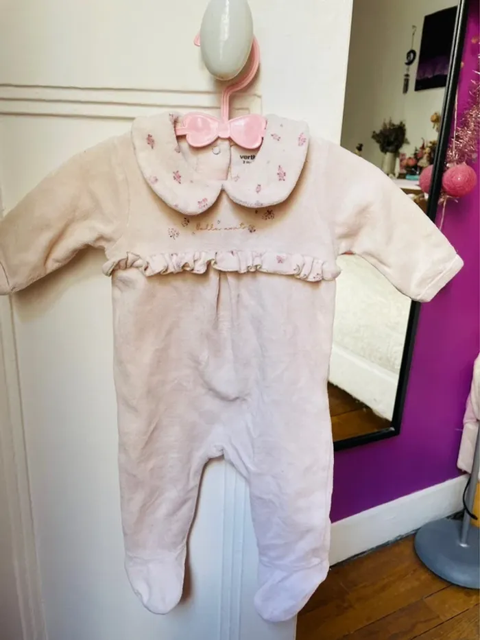 Lots de 3 pyjamas pour hiver - photo numéro 2