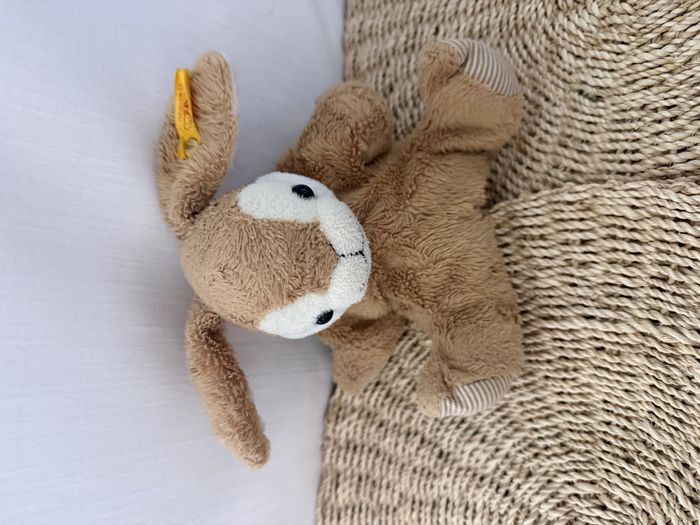 Steiff - Peluche - Petit Floppy de Lapin Hoppel - Brun Clair - photo numéro 4