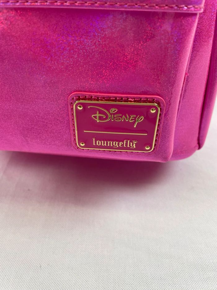 Sac à dos Loungefly mini backpack disney minnie rose sequin glitter édition limitée - photo numéro 5