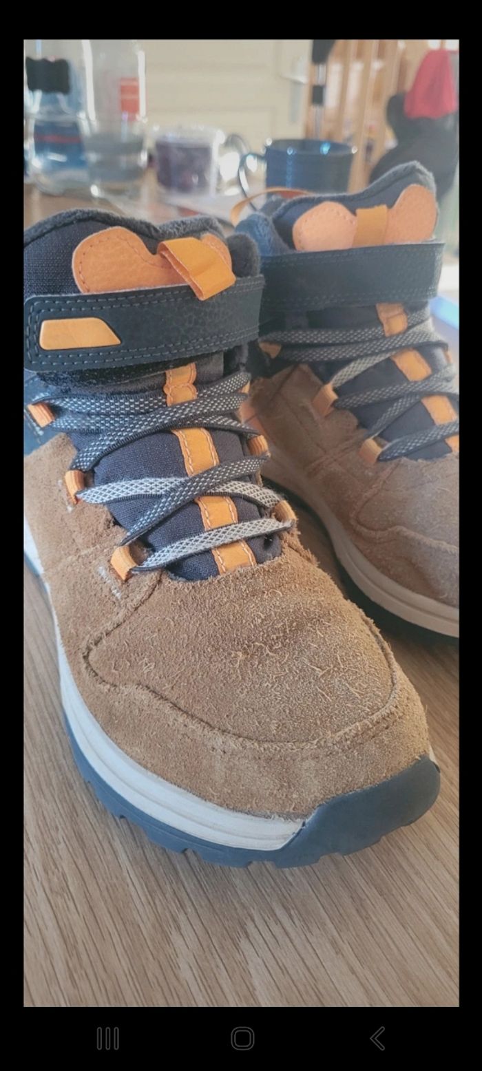 Chaussure randonnée cuir 34 - photo numéro 3