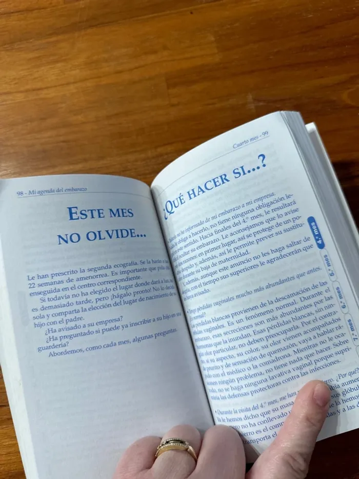 Livre Mi agenda del embarazo - photo numéro 5