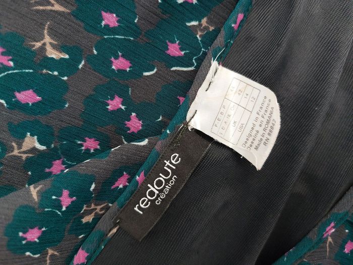 Robe d'été fluide à fleurs manches courtes 44 - photo numéro 6