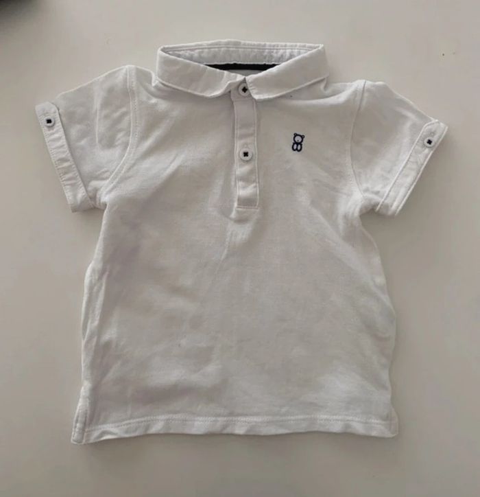 Ensemble bébé polo salopette - 9 mois - Obaïbi - photo numéro 3