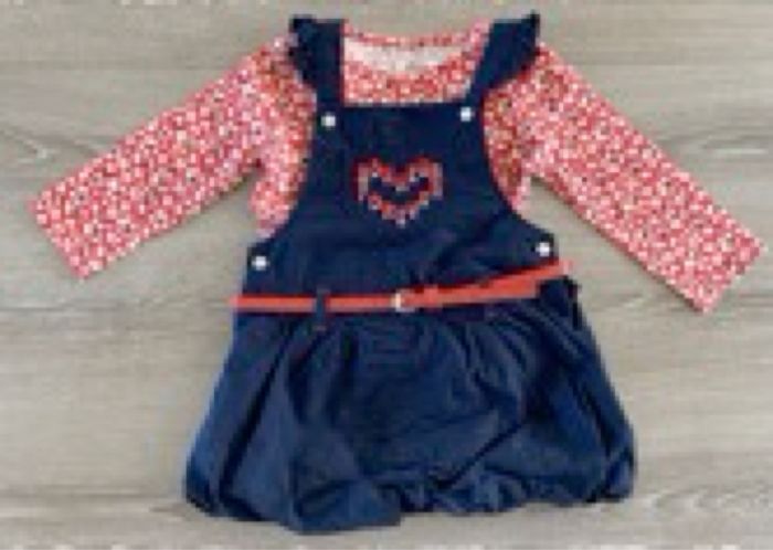 Ensemble robe salopette