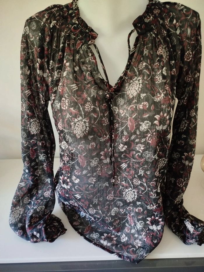 #blouse#motif fleuri