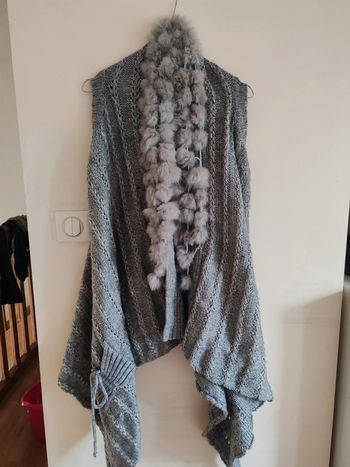 Gilet long taille unique