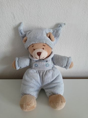 Doudou ours hochet nicotoy