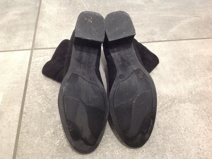 Bottines / boots noires à talons T.38 Eram - photo numéro 6