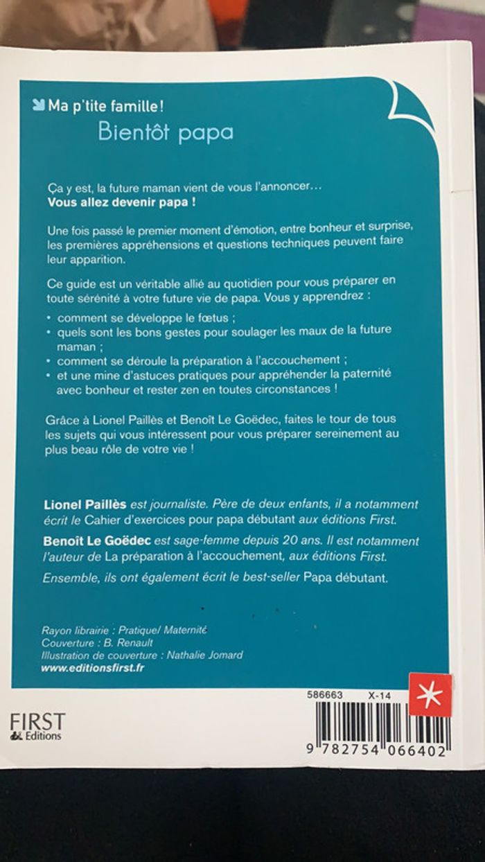 Livre Bientôt papa - photo numéro 2