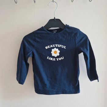 2 ans tee-shirt fleur
