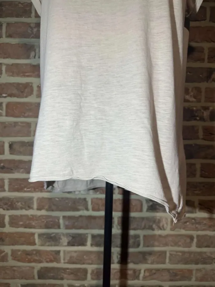 T-shirt beige Esprit uni Taille US: M , F : L - photo numéro 5