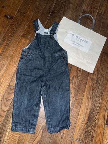 Salopette denim Cyrillus 12 mois