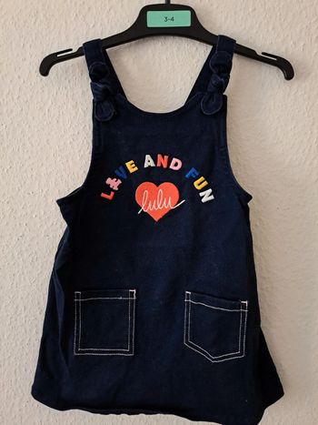 Salopette robe 18 mois Lulu castagnette