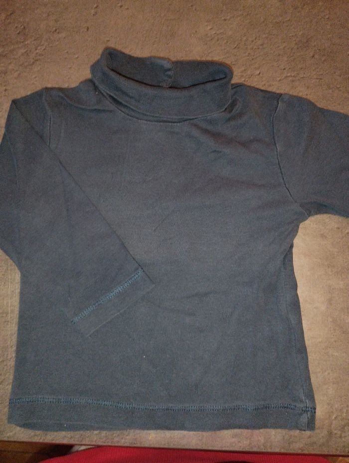Sous-pull à manches longues garçon 18 mois