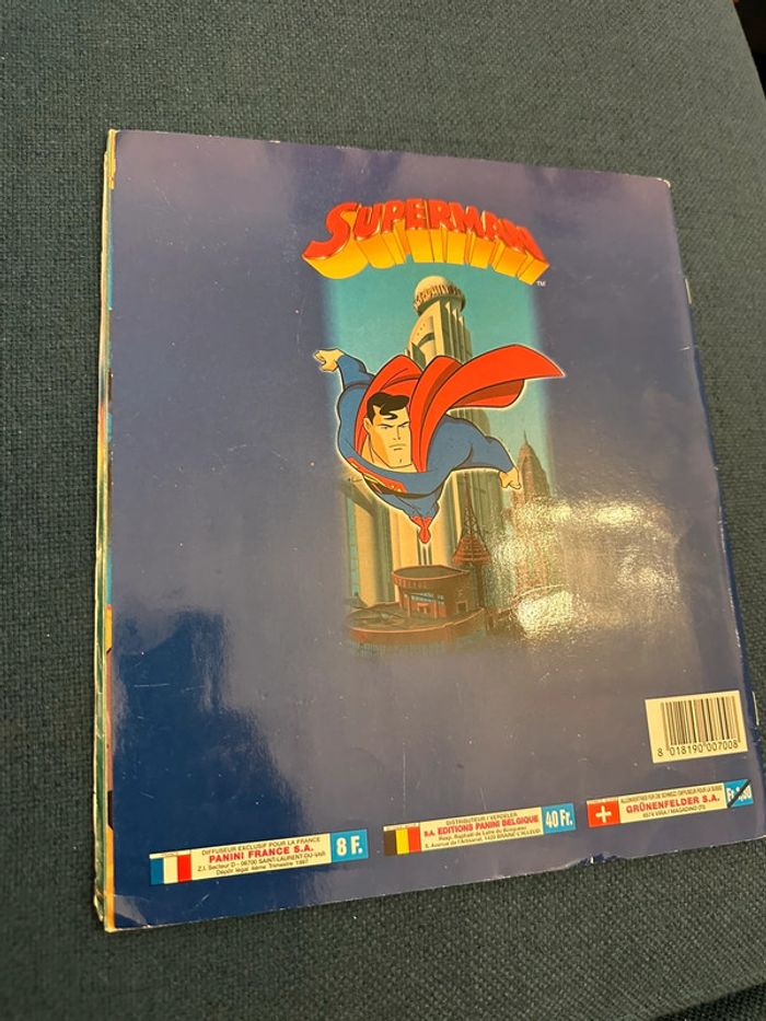 Album livre Panini complet stickers autocollants Superman super héros - photo numéro 2