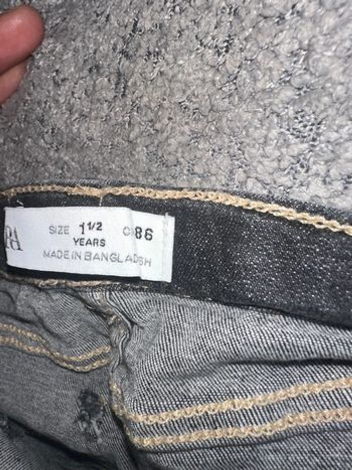 Jean skinny à poche noir gris Zara - photo numéro 5