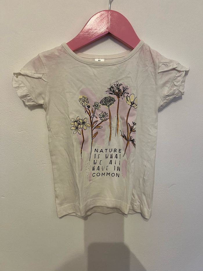 T shirt fleuri