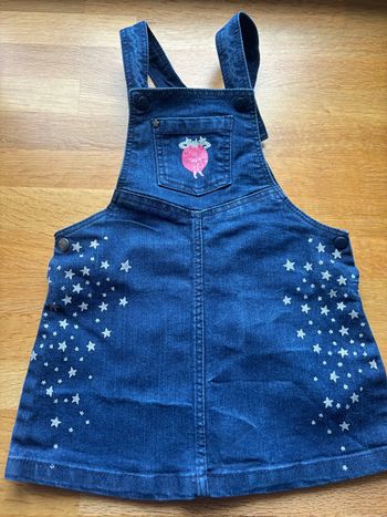 Salopette en jean dpam 18 mois fille