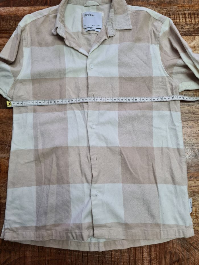 Chemise à carreaux hiver taille s Bershka - photo numéro 6