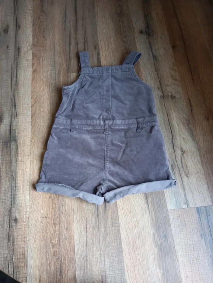 Salopette courte fille, couleur marron, Lulu Castagnette, 18/24 mois, - photo numéro 6