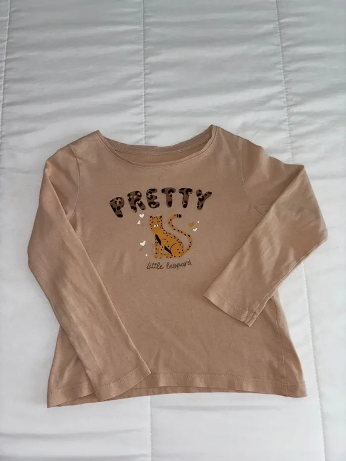 T-shirt à manches longues Kiabi