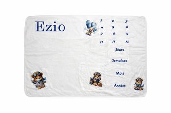 ✨ Couverture de naissance toute douce ✨