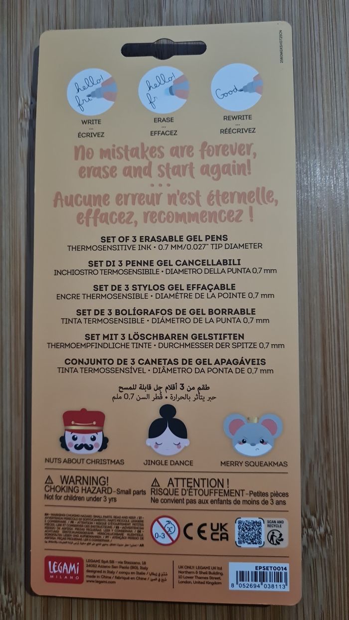 Legami Noel 2025 Casse Noisette The Nutcracker = 1 Set Neuf Scellé - photo numéro 7