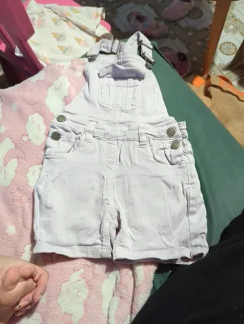 Salopette short lila