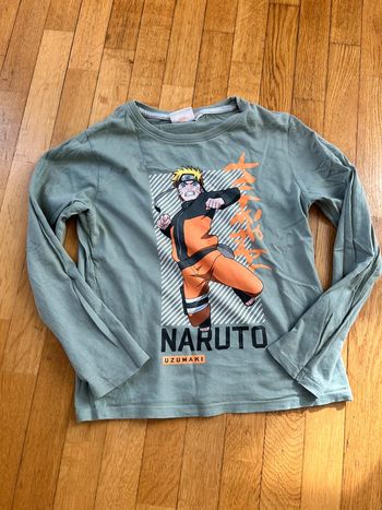 T-shirt manche longue garçon 10 ans naruto
