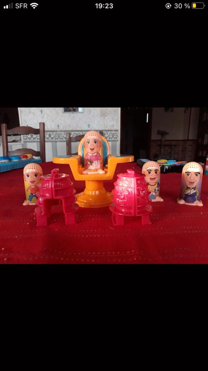 Salon de coiffure jeu pate a modeler