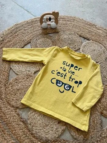 T-shirt manches longues 18 mois
