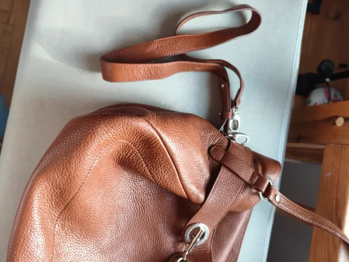 Sac en cuir marron - photo numéro 6