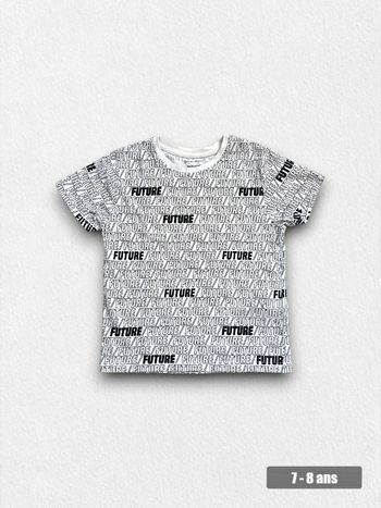 Tee-shirt imprimé future | 7-8ans
