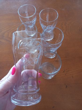 Lot 6 verres coca cola
