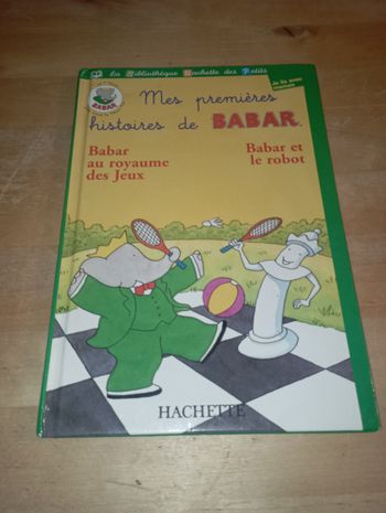 Livre mes premières histoires de Babar