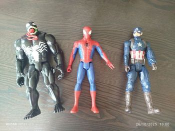 Lot de 3 personnages marvel