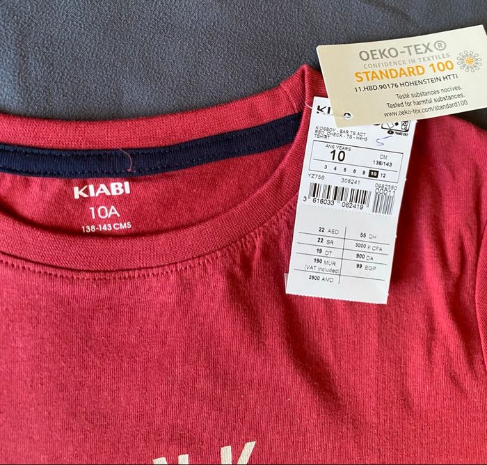 NEUF : t-shirt manches longues 10 ans - photo numéro 2