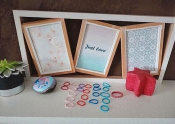 Lot 20 petits élastiques à cheveux + 1 taille moyenne