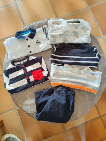 Lot vêtements hiver automne taille 6 mois