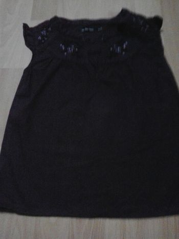 Tunique chemisier prune