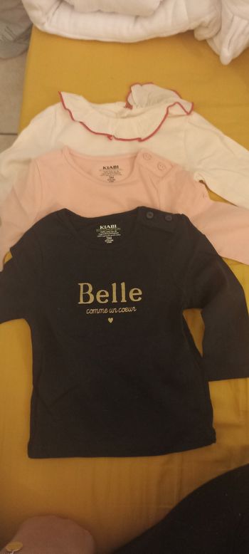 Lot de 3 tee shirt manches longues