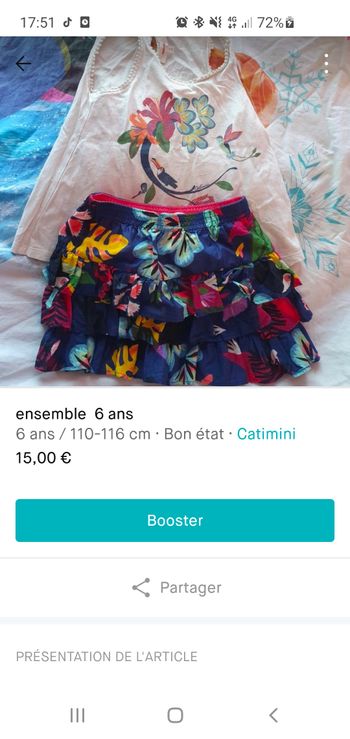ensemble catimini 6 ans