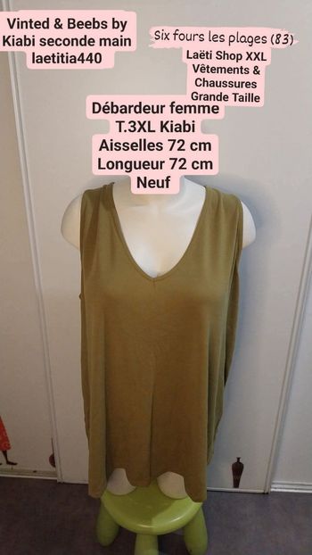 Débardeur T.3XL/50 Kiabi