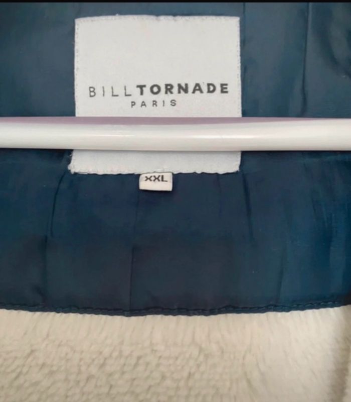 Manteau bleu marine chaud bill tornade - photo numéro 3
