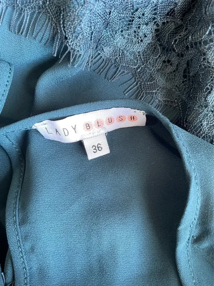 Blouse bleue canard - photo numéro 6